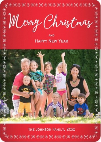 round-red-Christmas-card-greetings-family-photo